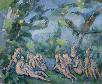 The Bathers, 1899 av Paul Cézanne