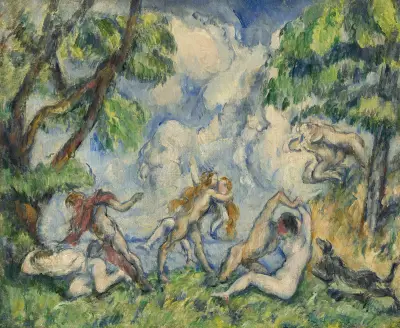 The Battle of Love av Paul Cézanne