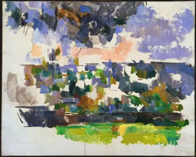 The Garden at Les Lauves (Le Jardin des Lauves) av Paul Cézanne