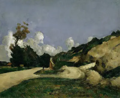 The Road av Paul Cézanne