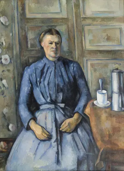 Woman with a Coffeepot av Paul Cézanne