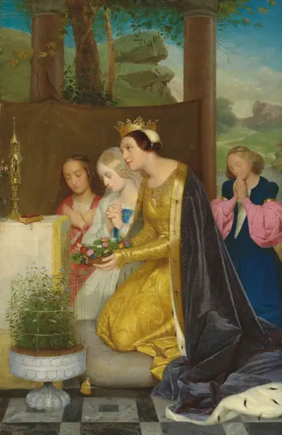 Sainte Amélie, Reine De Hongrie av Paul Delaroche
