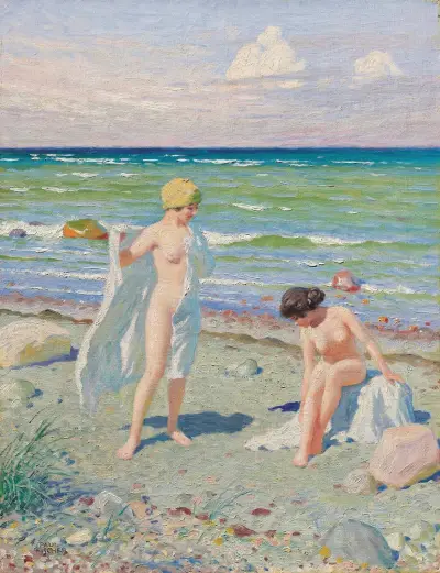After the swim av Paul Fischer