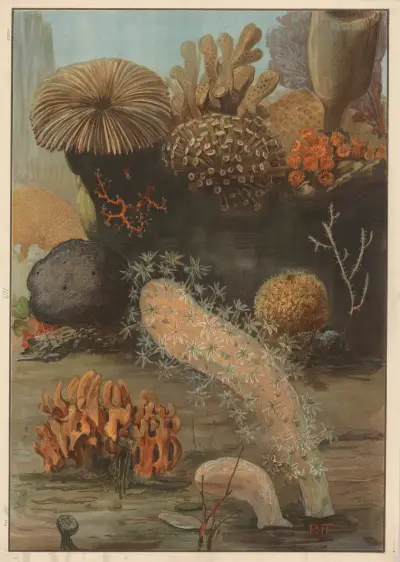 Corals and fungi av Paul Flanderky