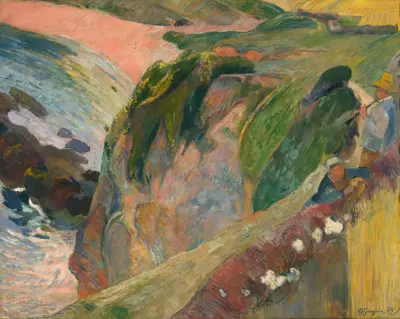 Above The Sea av Paul Gauguin