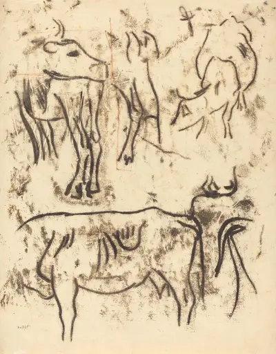 Animal Studies av Paul Gauguin
