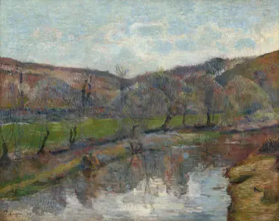 Brittany Landscape av Paul Gauguin