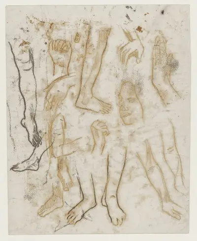 Étude pour la Orana Maria av Paul Gauguin