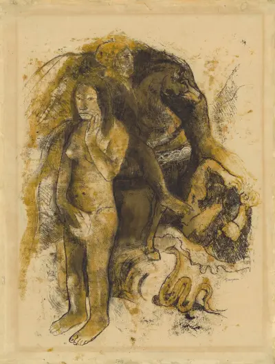 Eve [‘The Nightmare’], 1899 – nr 2 av Paul Gauguin