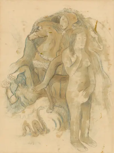 Eve [‘The Nightmare’], 1899 – nr 1 av Paul Gauguin