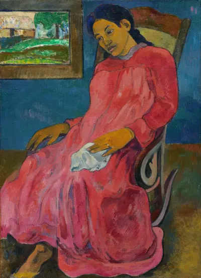 Faaturuma (Melancholic) av Paul Gauguin