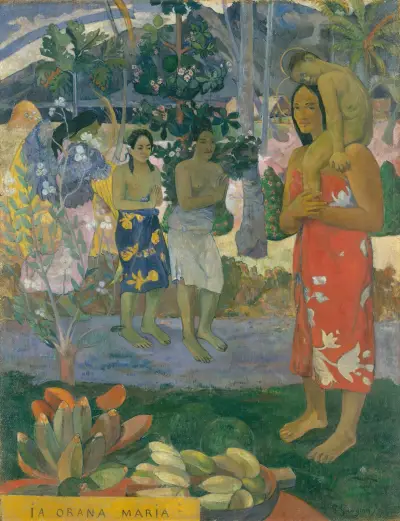 Ia Orana Maria (Hail Mary), 1891 av Paul Gauguin