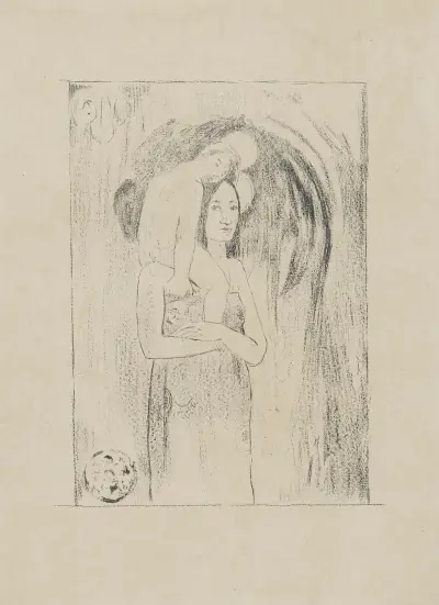 Ia Orana Maria (Je vous salue Marie), 1894 av Paul Gauguin