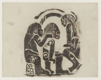 L’ Idole à la perle av Paul Gauguin