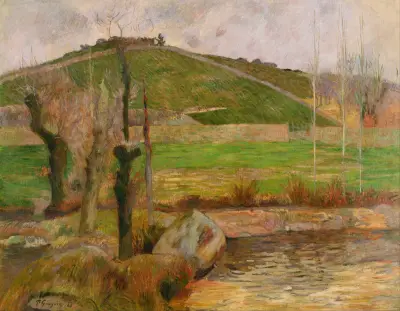 Landscape near Pont-Aven av Paul Gauguin