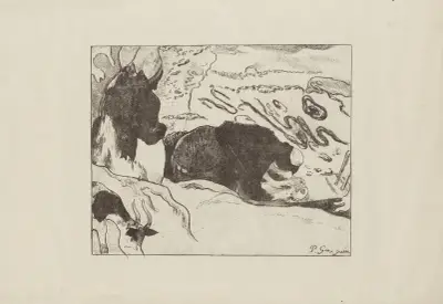 Les laveuses, 1889 – nr 1 av Paul Gauguin