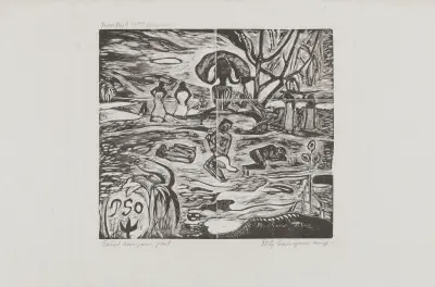 Mahana Atua (Le jour de Dieu) av Paul Gauguin