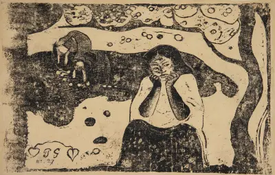Miséres humaines av Paul Gauguin