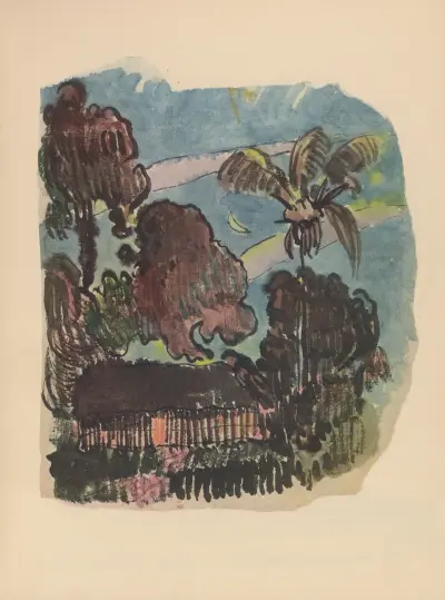Noanoa Pl.15 av Paul Gauguin