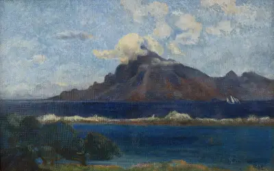 Paysage de Te vaa av Paul Gauguin