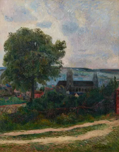 Rouen, L’église Saint-Ouen av Paul Gauguin
