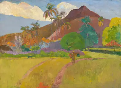 Tahitian Landscape, 1891 av Paul Gauguin