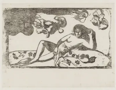 Te Arii Vahine av Paul Gauguin