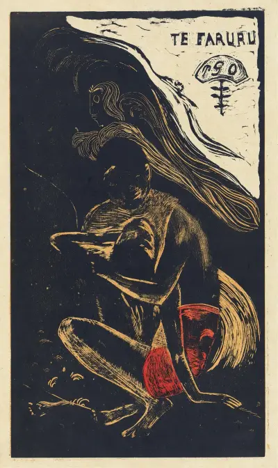 Te Faruru (They are Making Love Here) av Paul Gauguin