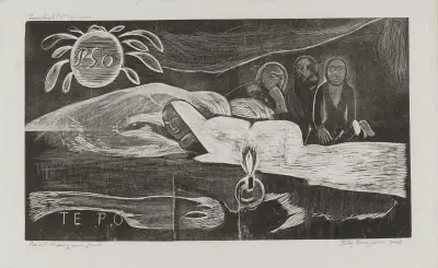 Te Po av Paul Gauguin