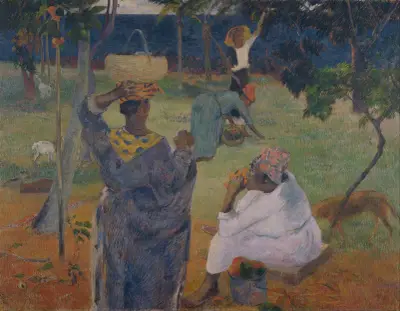 The Mango Trees, Martinique av Paul Gauguin