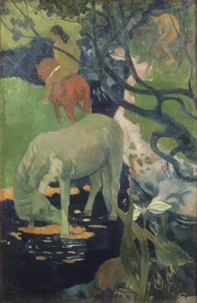 The White Horse av Paul Gauguin