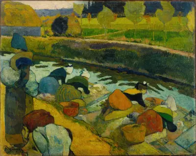 Washerwomen av Paul Gauguin