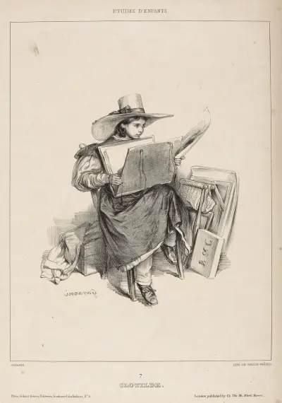Clotilde av Paul Gavarni