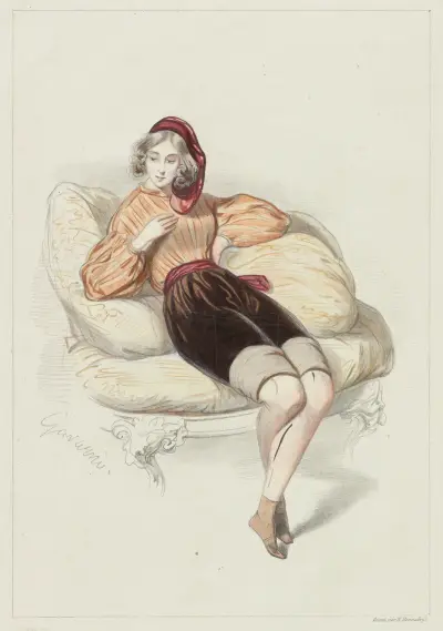 Kostýmové tisky, 1820 – Nr. 1, Paul Gavarni