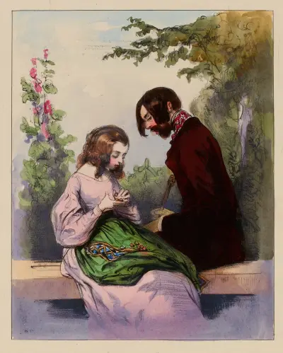 Rosen du gav till mamma. Har ni några hasselnötter kvar? av Paul Gavarni