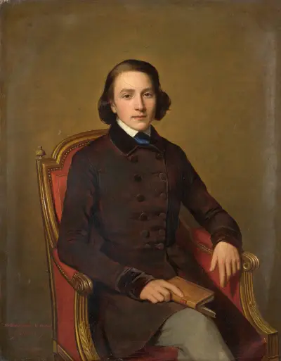 Portrait of François-Victor Hugo von Paul Gavarni