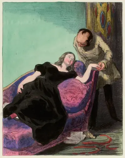 Toujours jolie von Paul Gavarni