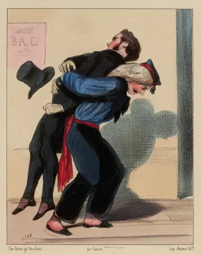 Du wirst tanzen, Coquardeau von Paul Gavarni