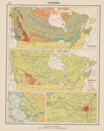 Canada; Vegetation, Minerals av John Paul Goode