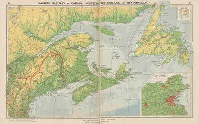 Eastern Gateway of Canada, Northern New England, and Newfoundland av John Paul Goode