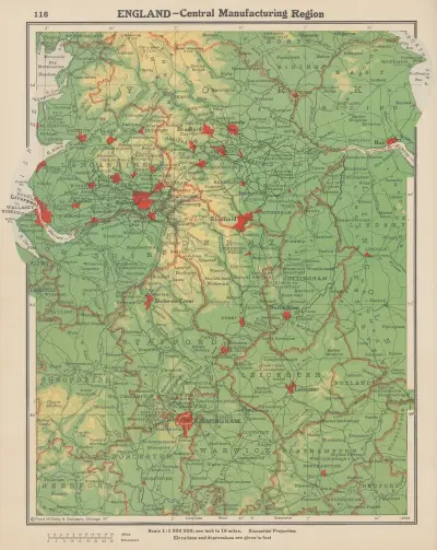 England – Central Manufacturing Region av John Paul Goode