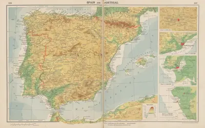 Europa – Spanien och Portugal av John Paul Goode