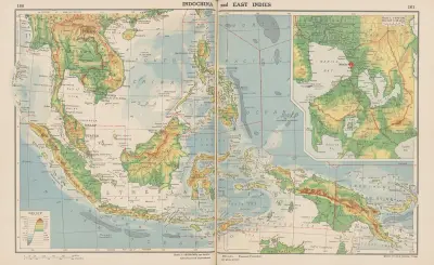 Indochina and East Indies av John Paul Goode