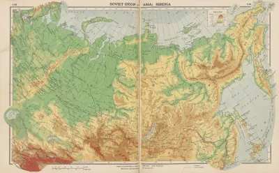 Soviet Union in Asia; Siberia av John Paul Goode