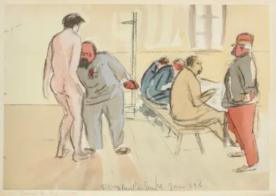 Conseil de révision, 21 janvier 1916 av Paul Goute