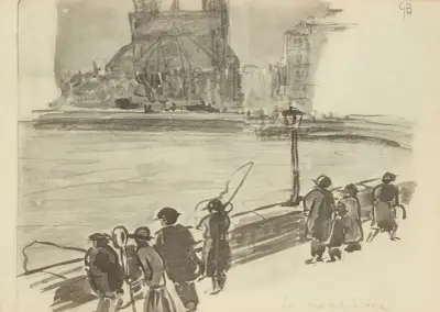 La crue de la Seine av Paul Goute