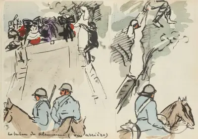 La tribune des Alsaciennes (vue arrière) av Paul Goute