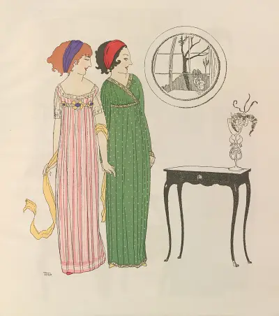 Les robes de Paul Poiret Pl.01 av Paul Iribe