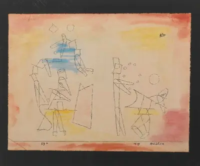 Acrobats av Paul Klee