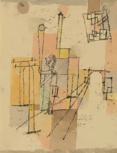 Before the Festivity av Paul Klee